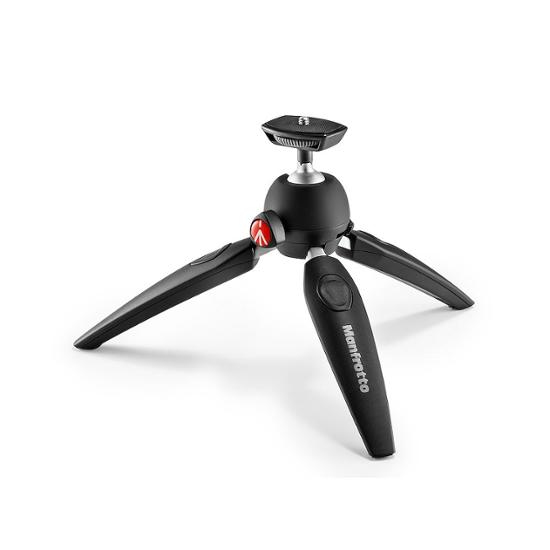 Manfrotto PIXI Evo, Mini-Stativ, 2 Segmente schwarz